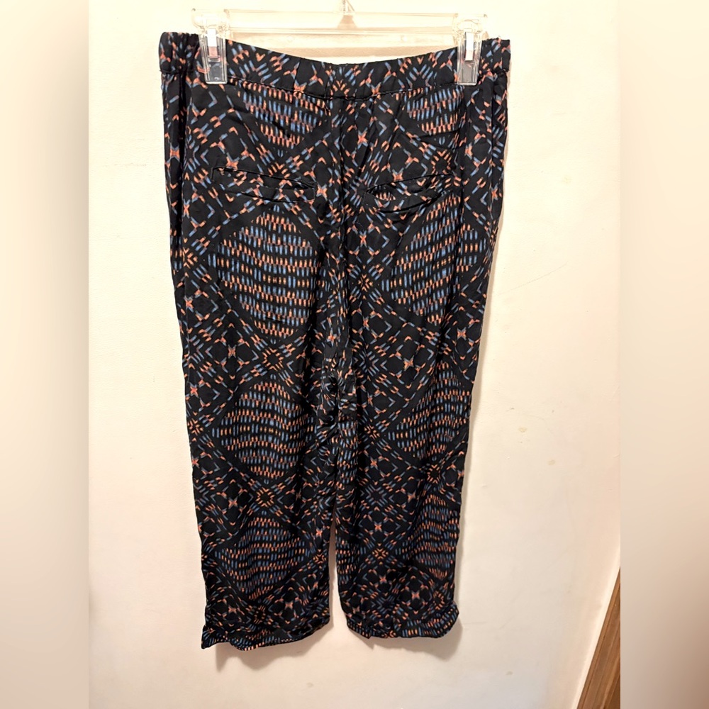 Free People printed‎ cropped pants Sz XS
